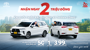 Toyota Việt Nam cùng hệ thống các Đại lý Toyota trên toàn quốc triển khai chương trình khuyến mại siêu hấp dẫn dành cho khách hàng trong tháng 5/2025