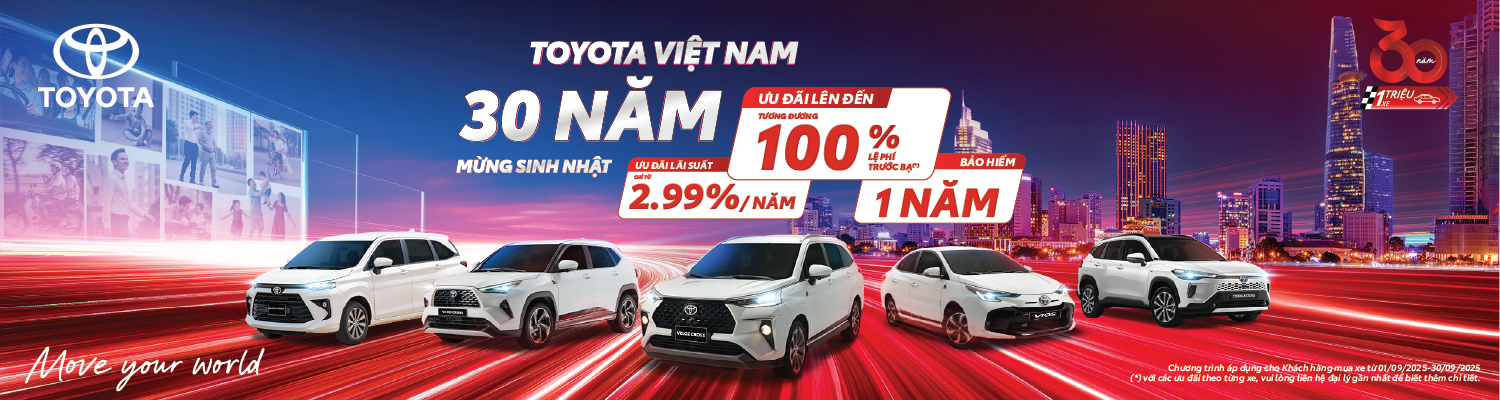 Toyota Vinh thang 9/2025